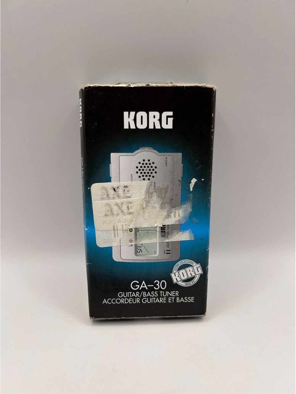 Korg GA-30 Handheld Digital Guitar and Bass Auto Tuner w/ Box 2000s
